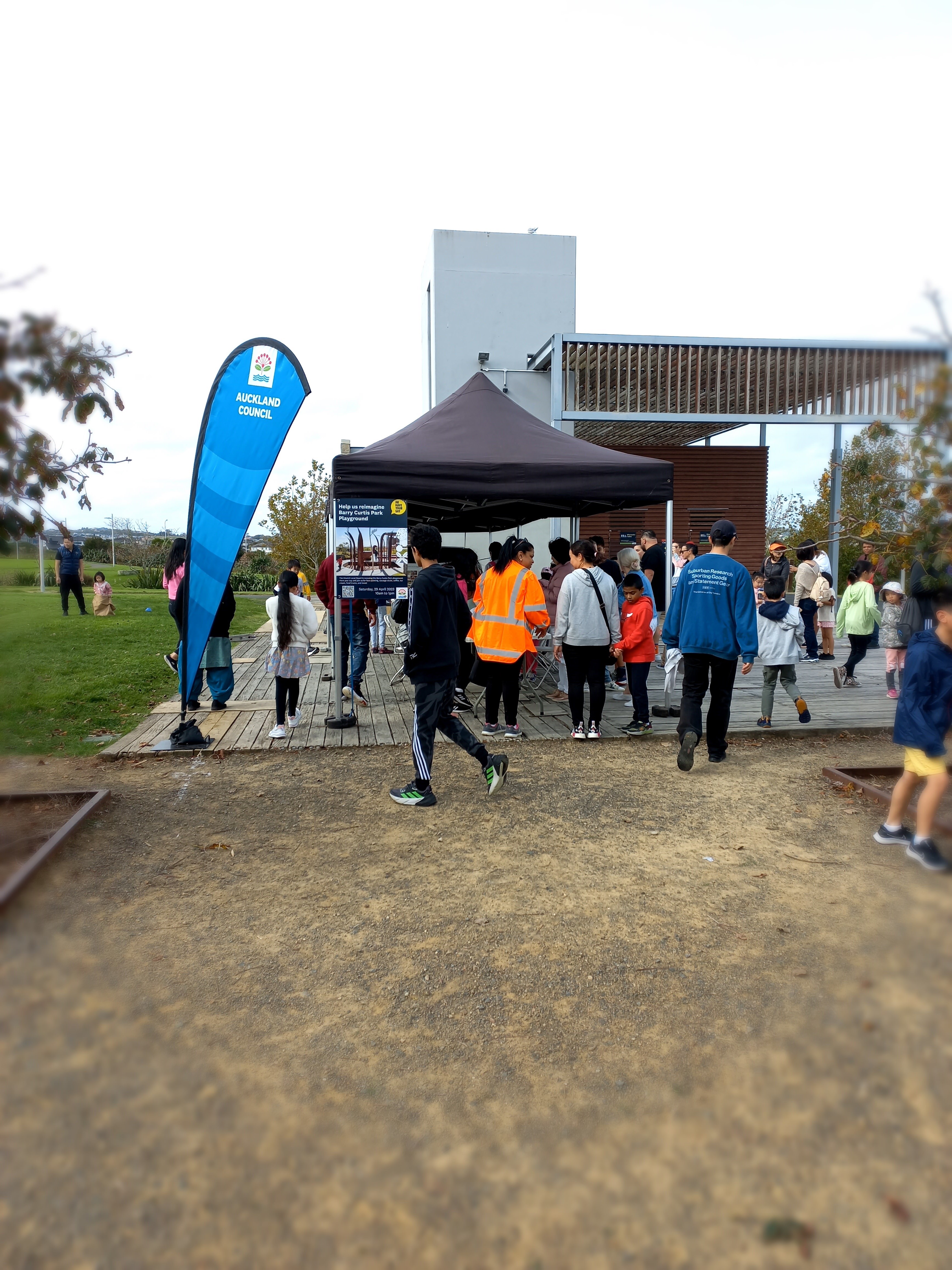 Great turn out at Barry Curtis Park renewal open day