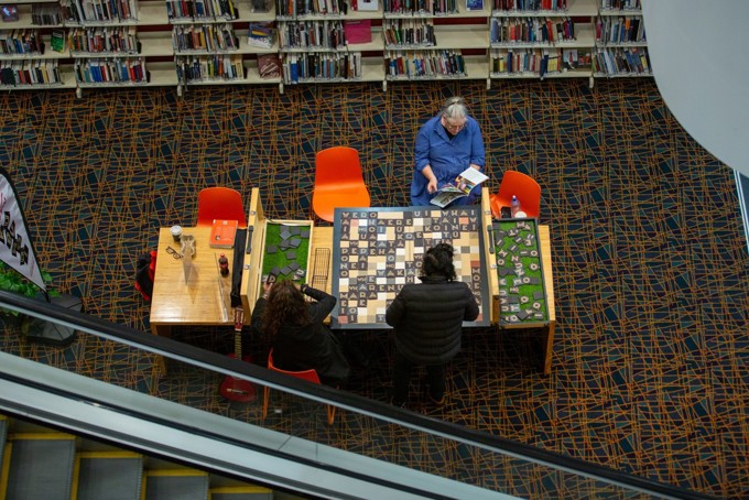Giant Scrabble Aerial