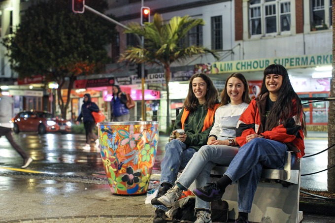 K Road bins go from dull to dazzling (1)