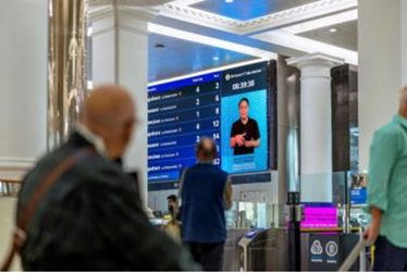 For the first time in New Zealand, public service announcements have been made using New Zealand Sign Language, English scripting and reo Māori at Waitematā /Britomart train station.