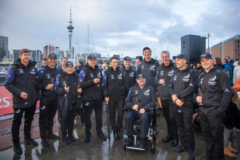 Emirates Team New Zealand launch their first AC75 (2)