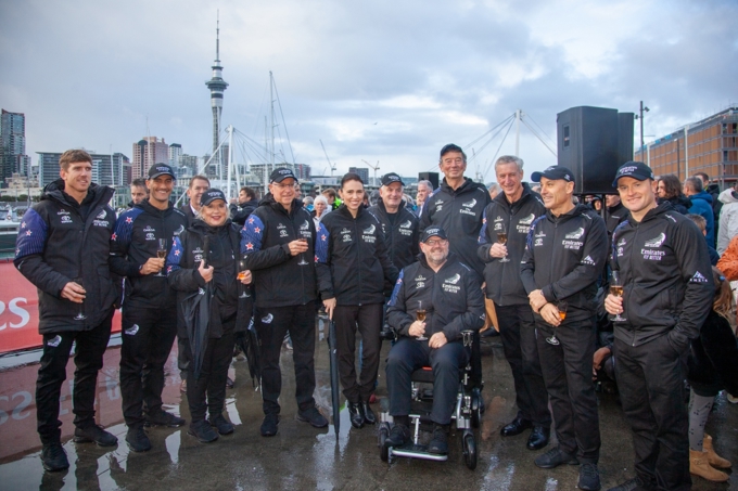 Emirates Team New Zealand launch their first AC75 (2)