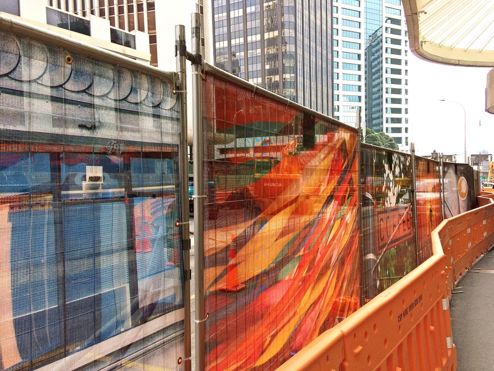 Photos add splash of colour to city rail link 2