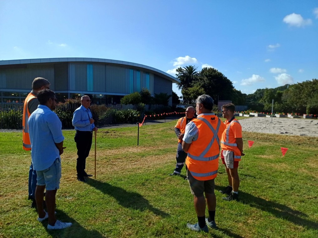 Volleyball Court Opening