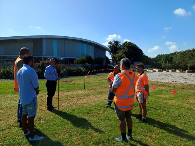 Volleyball Court Opening