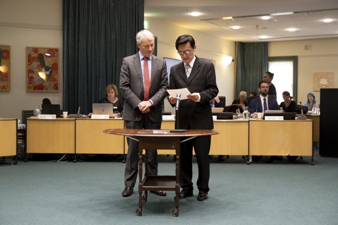 Councillor Young inauguration 2