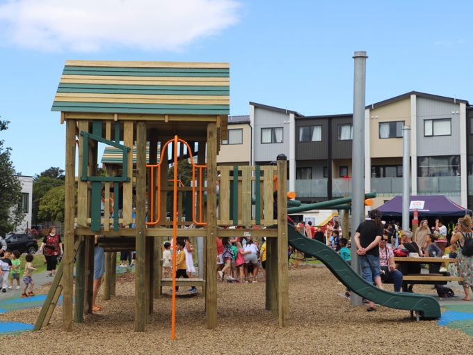 Community playground area