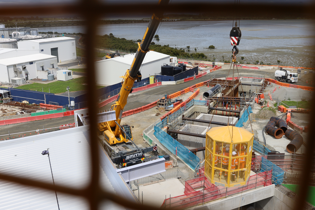 Aerial View Of A Construction Site