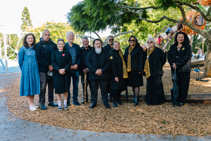 New playground celebrated at Western Springs Lakeside Te Wai Orea Park (1)