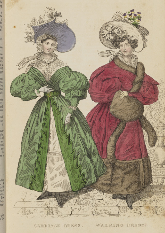 Immerse yourself in 1831 fashions on your journey home