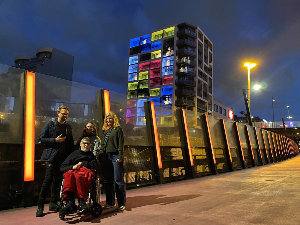Photo Of Lightpath With Artist Matthew Tucker (1)