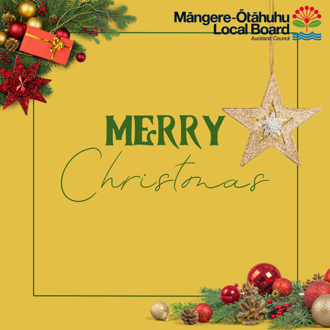 Mangere-Otahuhu Merry Christmas tile