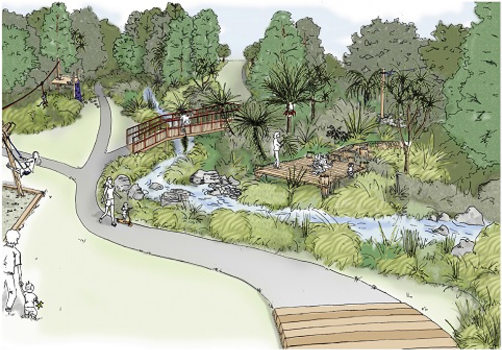 Te Auaunga Awa artist impression