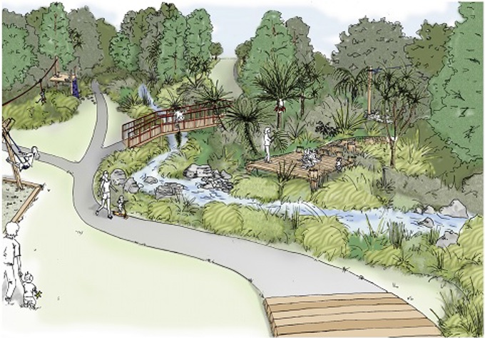 Te Auaunga Awa artist impression