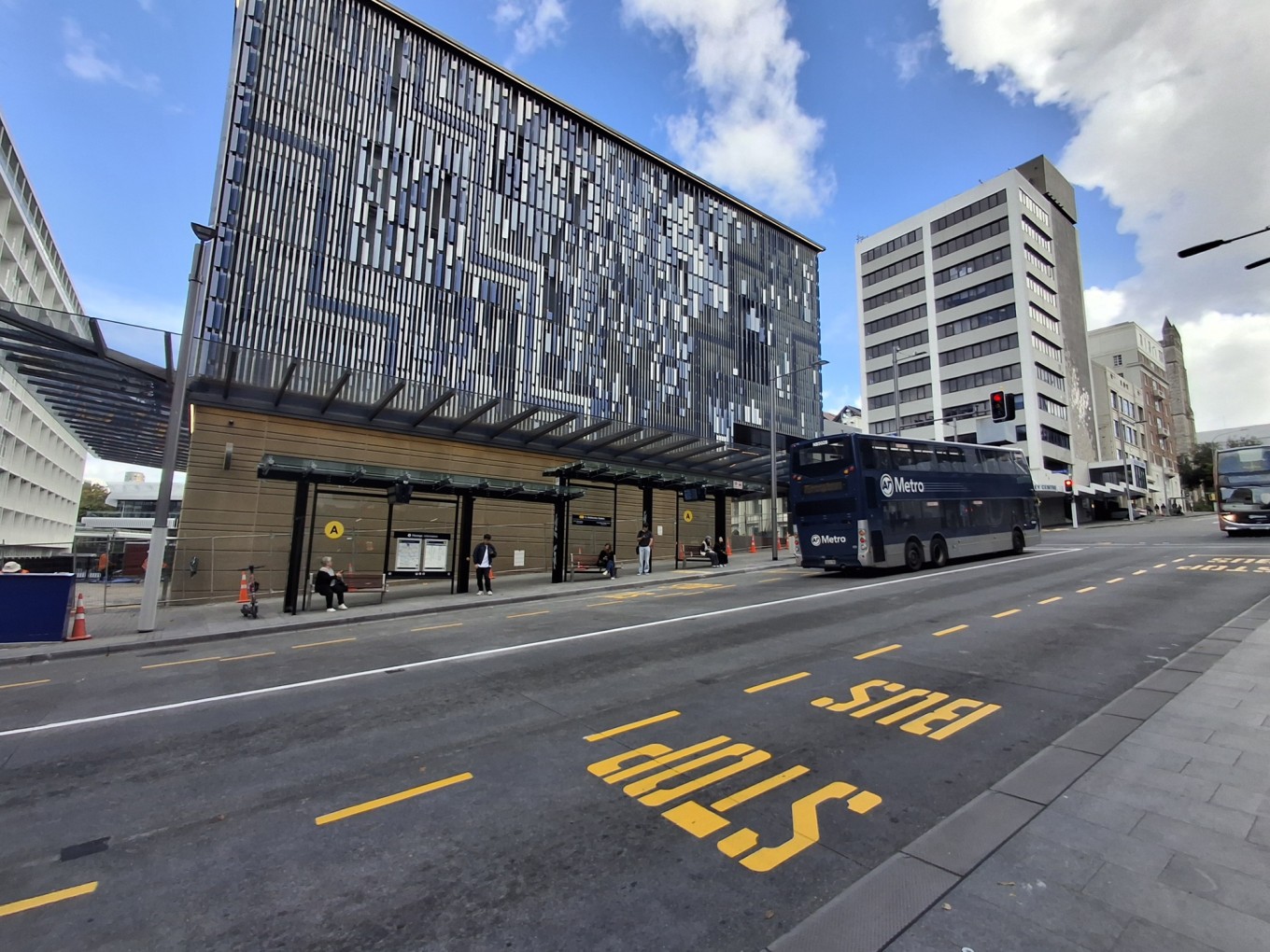 Wellesley Steet bus terminal. 