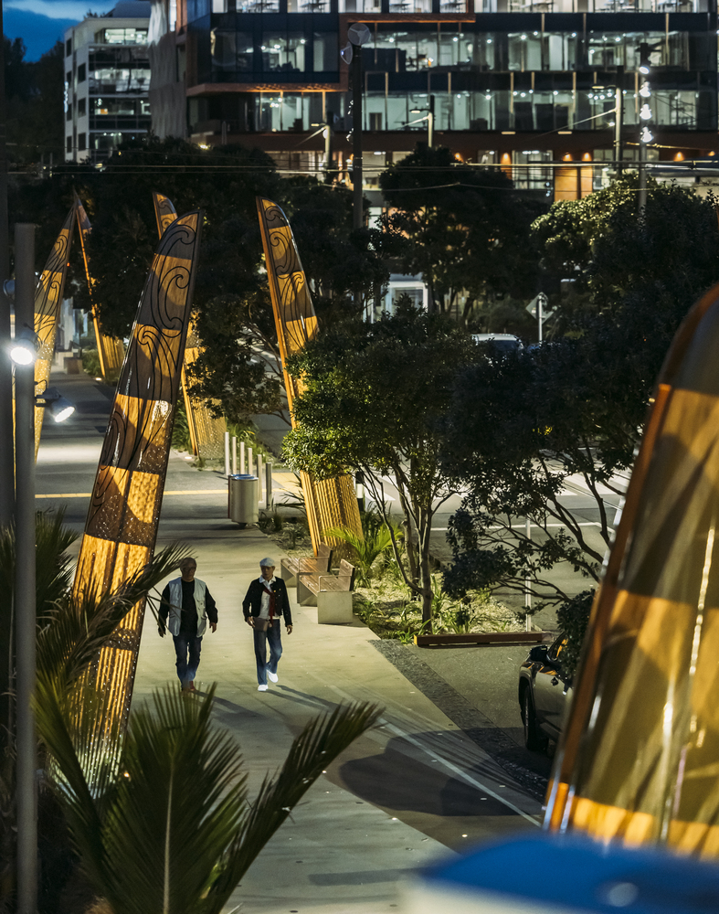 An urban oasis in the city.