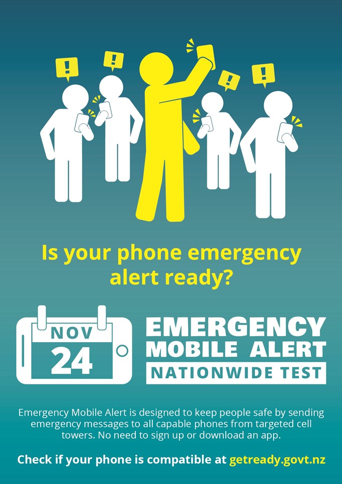 Nationwide Emergency Mobile Alert test this Sunday (1)