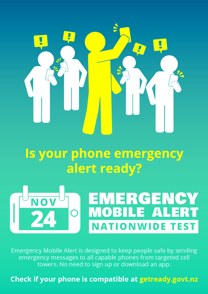 Nationwide Emergency Mobile Alert test this Sunday OurAuckland