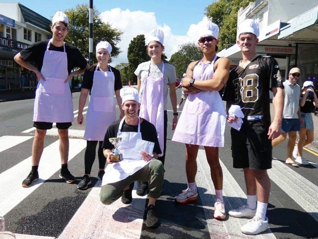 Chefs out in the street