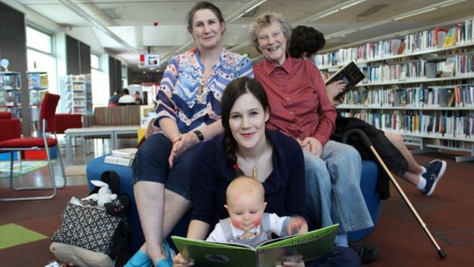 Love of libraries spans the generations