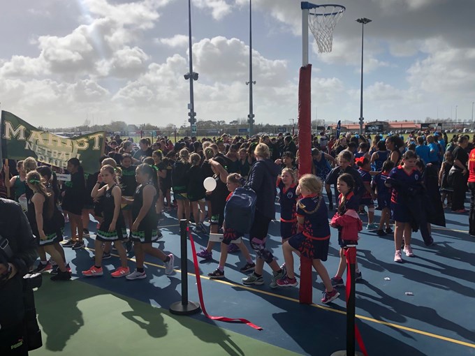 Papakura Netball Centre gets new rubber surface (1)