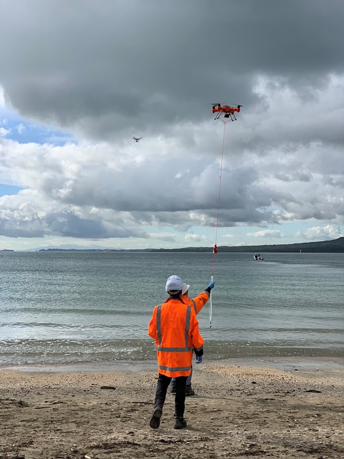 Drone swoops in to aid Safeswim water sampling