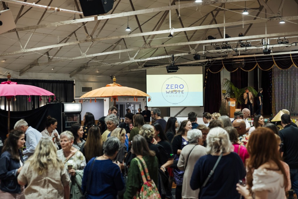 A community award ceremony