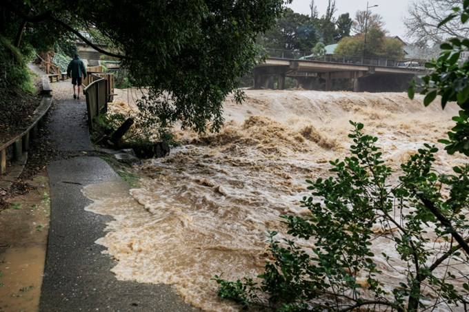 Mahurangi River flooding