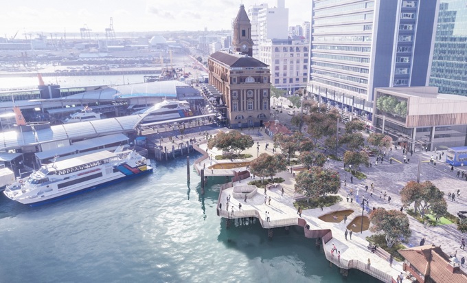 A contrast of centuries - celebrating our waterfront