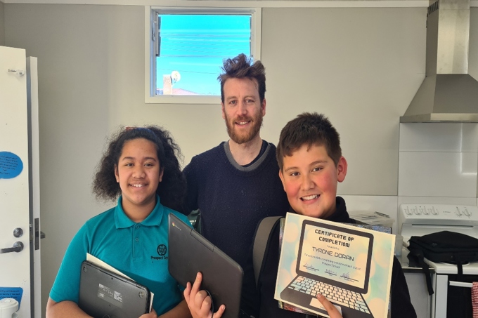 Upcycling project making digital waves for West Auckland youth