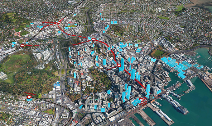 City Rail Link development