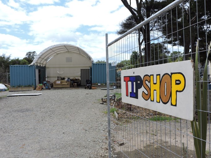 Upcycling at the Tip Stop Shop