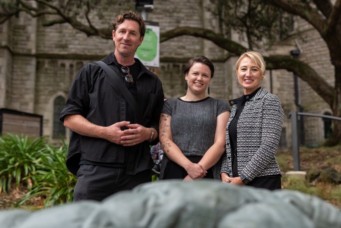 Resize Lost & Found Joe Sheehan Hayley Wolters Genevieve Sage Photo Bryan Lowe Auckland Council