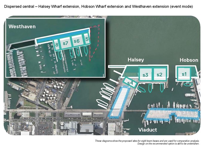 Dispersed - Halsey Wharf and Westhaven Marina