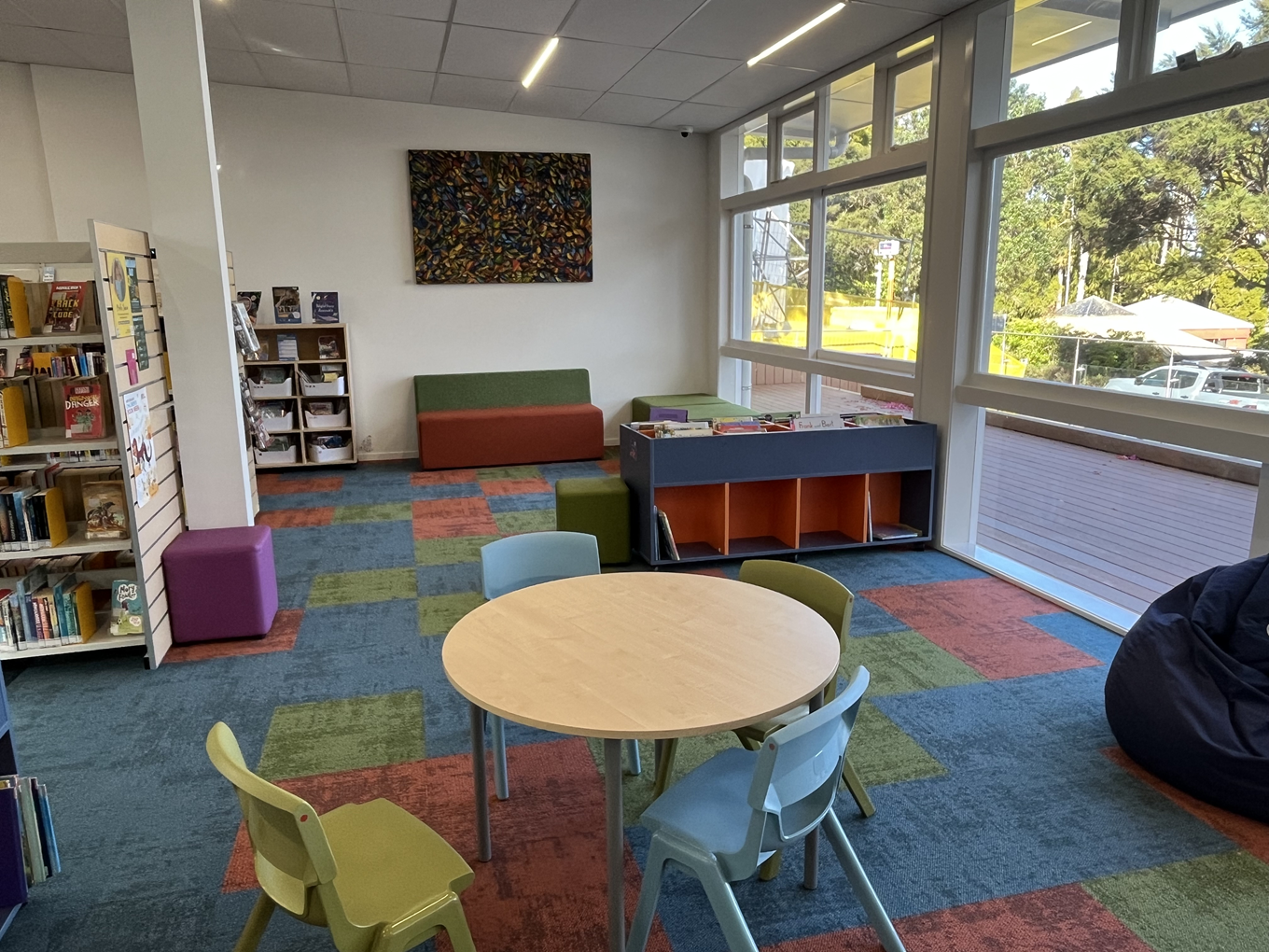 A children's area at a local library. 