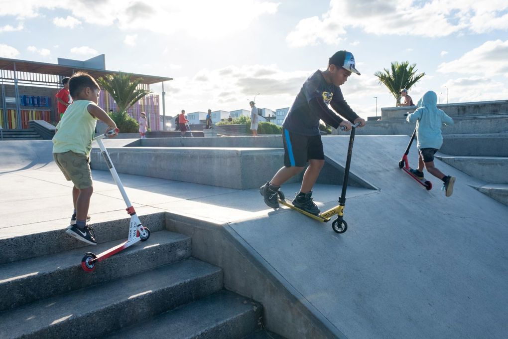 Barry Curtis Park Scooters