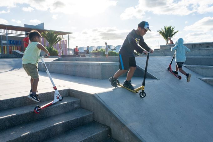 Barry Curtis Park Scooters