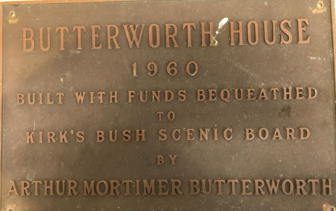 Butterworth House plaque.