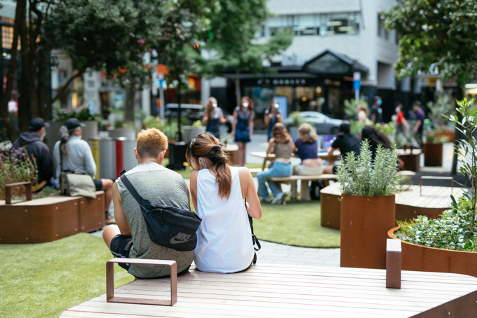 New Fort Street Pocket Park On Queen Street