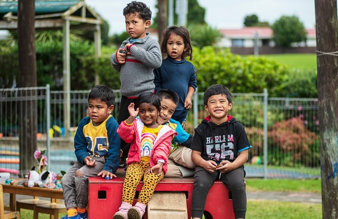 Kids In Playground South Auckland