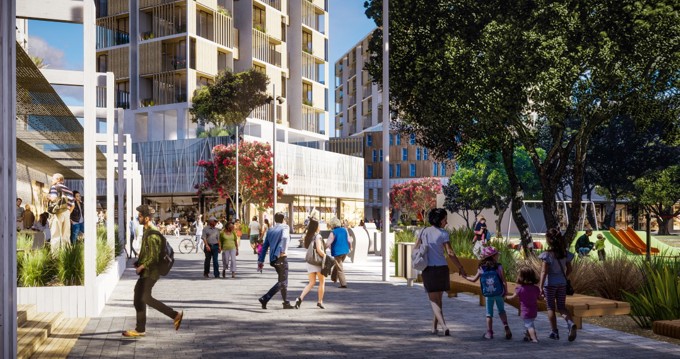 Central Takapuna development - option 1