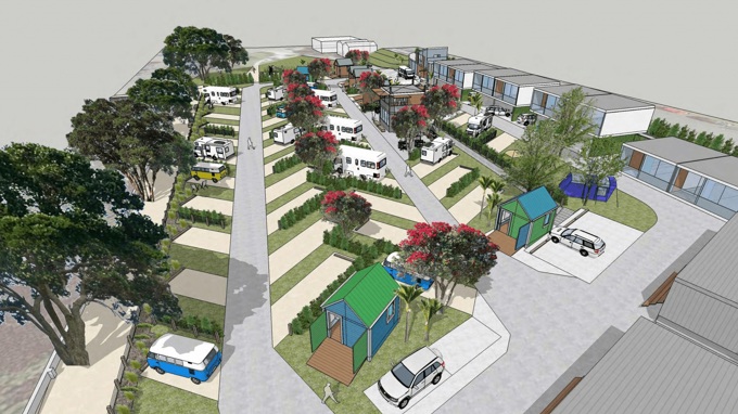 Takapuna Beach Holiday Park Design 1