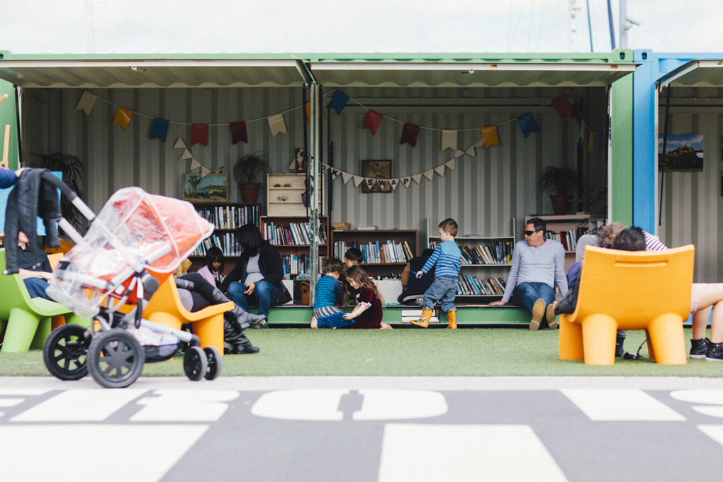Waterfront container library
