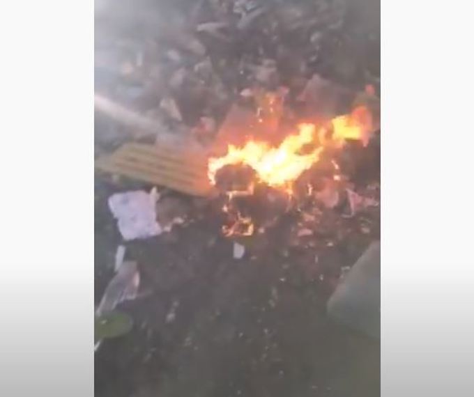 Careless waste disposal sparks fires