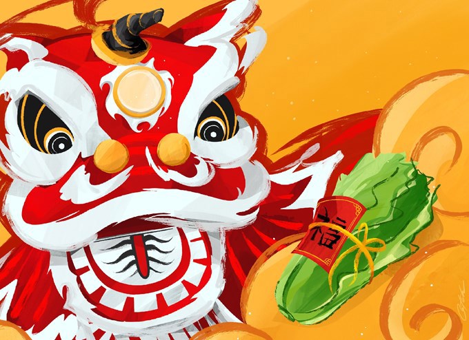 Food & Festivities Exhibition In Bledisloe Lane Artwork By Chin Ann Teh