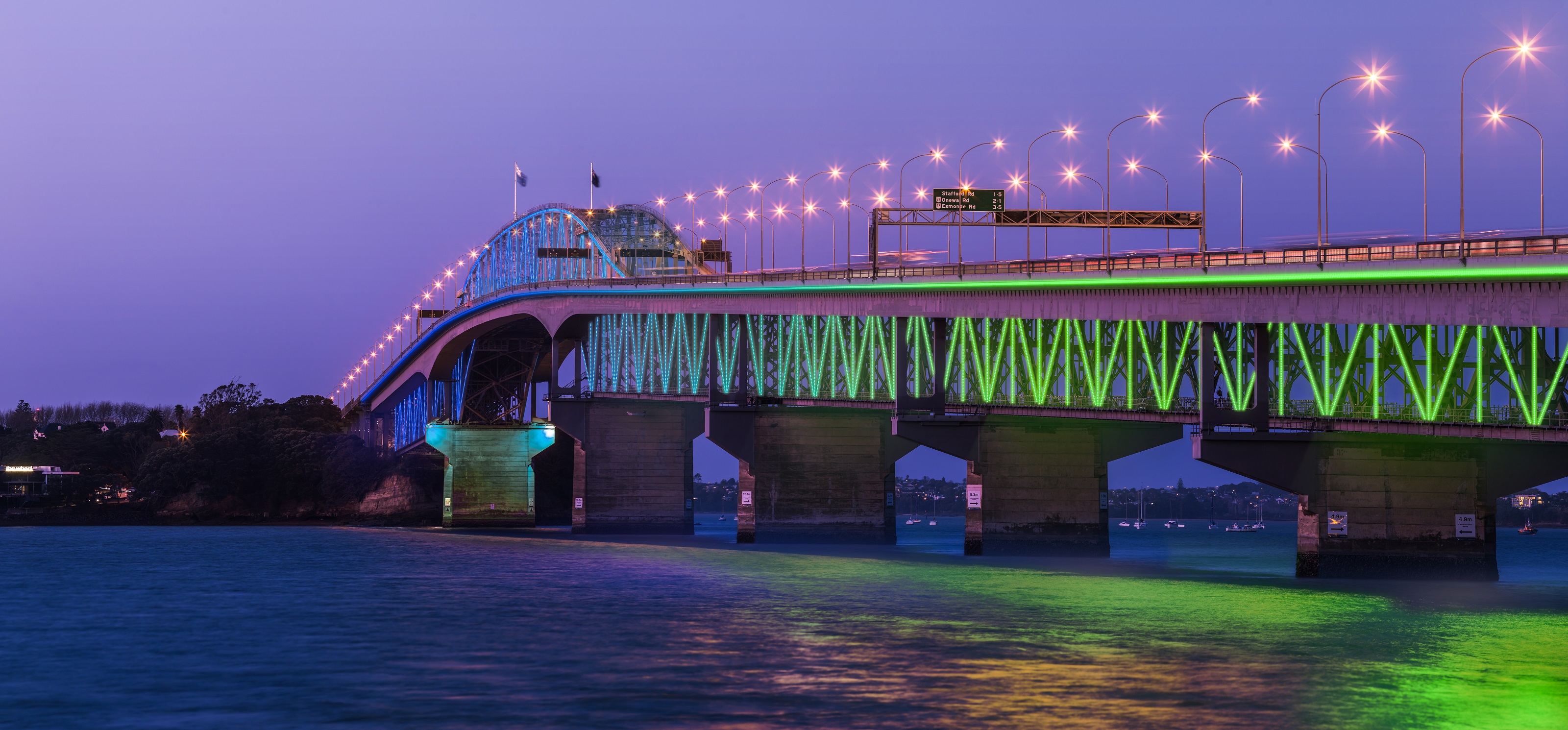 Vector and Auckland Council to light Auckland Harbour Bridge OurAuckland