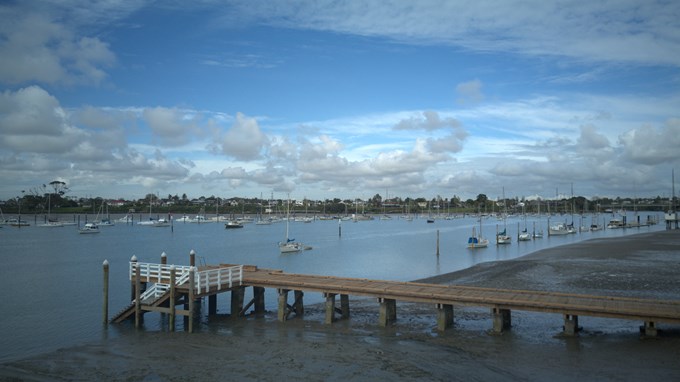 Panmure Wharf low tide