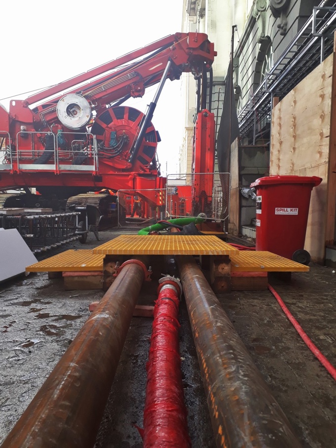 'Sandrine' starts work at Britomart (1)