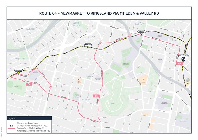 New Kingsland-Mt Eden-Newmarket bus route launches on Sunday (1)