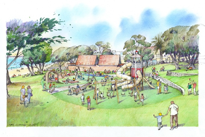 New playground for Takapuna Beach Reserve